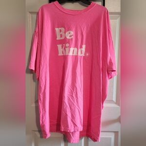 Comfort Colors Hot Pink "Be Kind" Short Sleeve Tee
